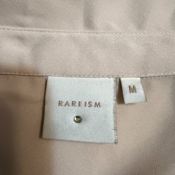 RAREISM Enbarry Beige Maxi Shirt Dress Women’s Size M | Button Front A-Line Midi - Picture 4 of 9